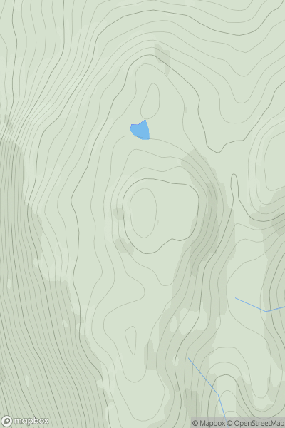 Thumbnail image for Cruach nan Caorach [Loch Fyne to Bute and the Firth of Clyde] [NS073811] showing contour plot for surrounding peak